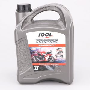 Huile moteur 2T Igol Propuls Performance 100% synth&egrave;se 4L