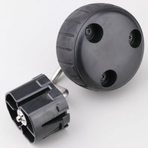 Roue avant compl&egrave;te tondeuse robot Husqvarna Automower 305 (depuis 2016), 315 Mark II, 415X... caoutchouc