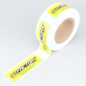Rubalise 50 Factory 50 mm x 250 m jaune