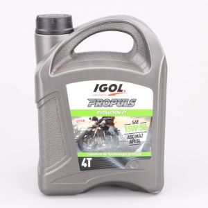 Huile moteur 4T 15W50 Igol Propuls Evolution synth&eacute;tique 4L
