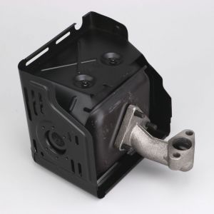 Pot d'&eacute;chappement complet avec pipe adaptable Honda GX 340, 390