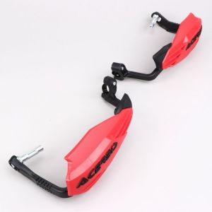 Prot&egrave;ges mains Acerbis Moto-X rouges et noirs