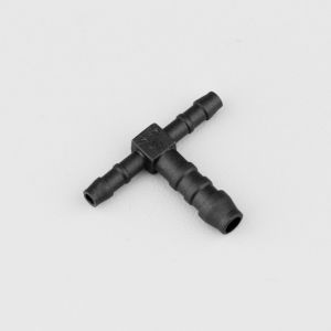 Raccord de durites en T &Oslash;4-4-6 mm Flexeo noir