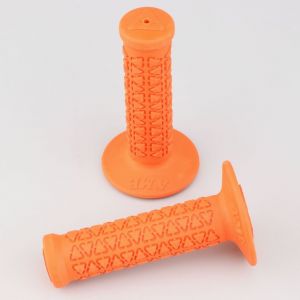 Poign&eacute;es v&eacute;lo BMX A'ME Mini Round oranges