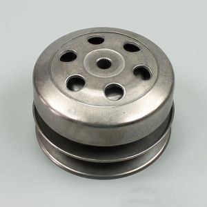 Embrayage complet (avec cloche) GY6, Piaggio, Minarelli... (correcteur de couple &Oslash;118 mm)
