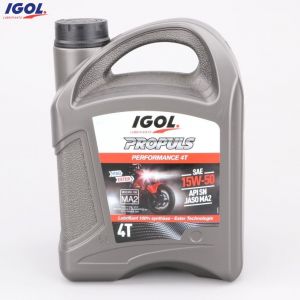 Huile moteur 4T 15W50 Igol Propuls Performance 100% synth&egrave;se 4L