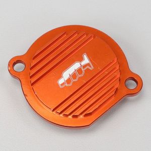 Couvercle de filtre &agrave; huile KTM EXC-F, SX-F 250, 400, 450... Motocross Marketing orange