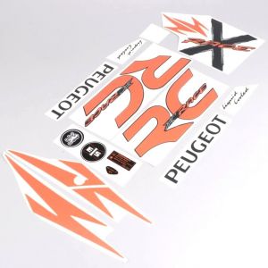 Kit déco Peugeot 103 RCX X Race noir et orange