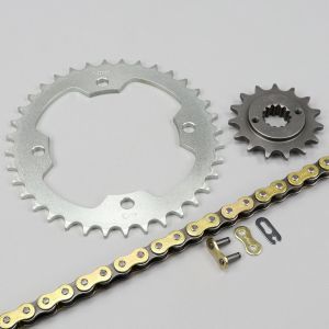 Kit chaîne renforcé 15x36x92 TGB Blade 325 Afam or