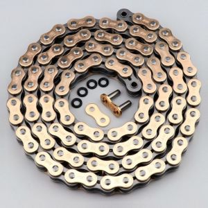 Cha&icirc;ne 520 renforc&eacute;e (joints toriques) 104 maillons Afam cuivr&eacute;e