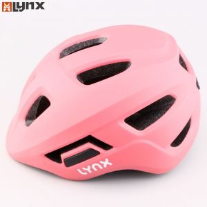 Casque vélo enfant Lynx rose mat