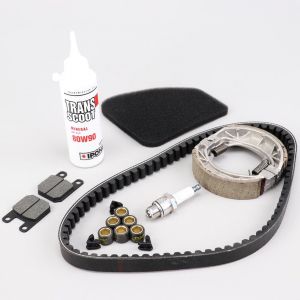 Kit entretien Peugeot Speedfight, TKR, Zenith... (avec huile de transmission) 50 2T Top Performances