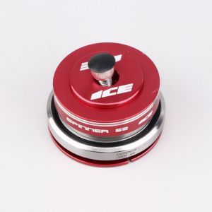 Jeu de direction int&eacute;gr&eacute; v&eacute;lo 1" 1/8-1.5" ICE Spinner rouge