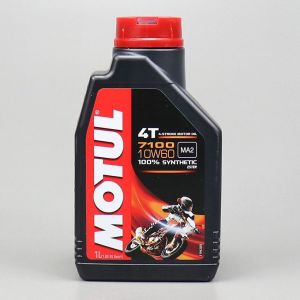 Huile moteur 4T 10W60 Motul 7100 100% synthèse 1L