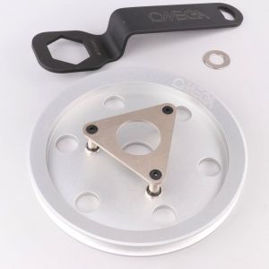 Plateau de poulie d'embrayage (m&acirc;choires Omega) Peugeot 103 SPX, RCX, Clip... Omega gris