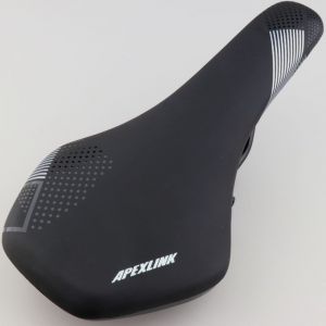Selle v&eacute;lo "VTT" 270x145 mm Apexlink noire, grise et blanche