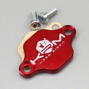 Obturateur de pompe &agrave; huile Derbi, AM6 Minarelli... KRM Pro Ride r&eacute;versible rouge