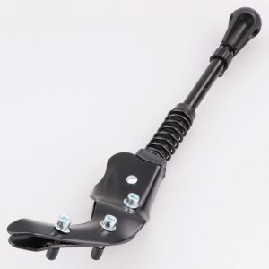 B&eacute;quille lat&eacute;rale v&eacute;lo 24 &agrave; 28 pouces alu r&eacute;glable Dunlop noire