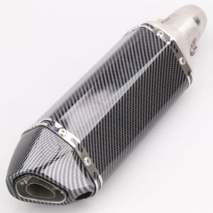 Silencieux Honda CBR 125 et CB 125 R carbone et gris