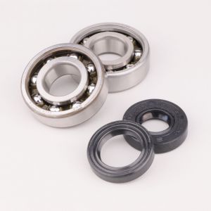 Roulements et joints spi de vilebrequin AM6 Minarelli SKF C4 (pour vilebrequin soie &Oslash;20 mm)