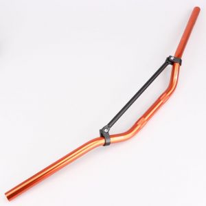 Guidon &Oslash;22 mm NoEnd orange avec barre noire