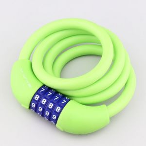 Antivol spirale à combinaison M-Wave vert Ø12 mm x 100 cm