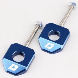 Tendeurs de cha&icirc;ne &Oslash;15 mm Derbi Senda, Gilera SMT (2011 - 2017)... Doppler bleus