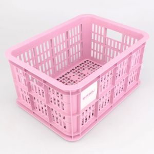 Panier vélo Basil S 17.5L rose (fixation MIK)