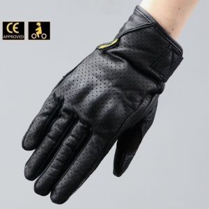 Gants street femme Mitsou Square V homologu&eacute;s CE moto noirs