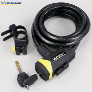 Antivol spirale avec support de cadre Michelin 2m