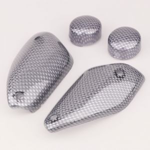 Cabochons de clignotants MBK Nitro, Yamaha Aerox (1998 - 2012) Elec carbones (cabochons arrière à clipser)
