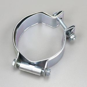 Collier de pot d'échappement (double fixation) Motobécane AV88, N40... moteur AV7
