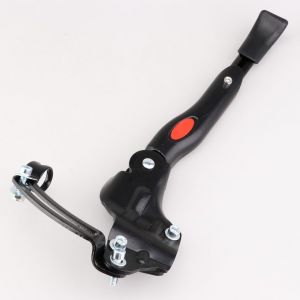 B&eacute;quille lat&eacute;rale v&eacute;lo 20 &agrave; 24 pouces alu r&eacute;glable PNA noire