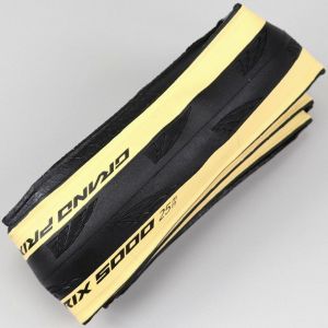 Pneu vélo 700x25C (25-622) Continental GP 5000 flancs beiges à tringles souples