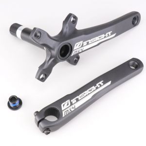 P&eacute;dalier v&eacute;lo BMX Insight MX4 165 mm noir et gris