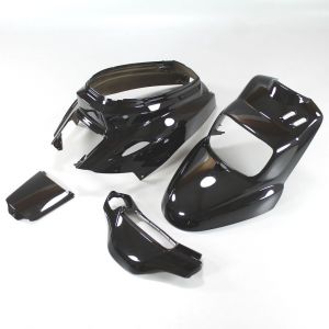 Kit car&eacute;nages MBK Booster, Yamaha Bw's (depuis 2004) Tun'R noir brillant