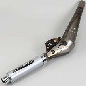 Corps de pot d'&eacute;chappement &agrave; pompe Peugeot 103, MBK 51 Gencod cartouche grise