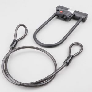 Antivol U avec c&acirc;ble PNA 230x115 mm