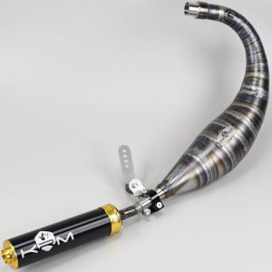 Pot d'échappement AM6 Minarelli KRM Pro Ride 90/100cc silencieux or