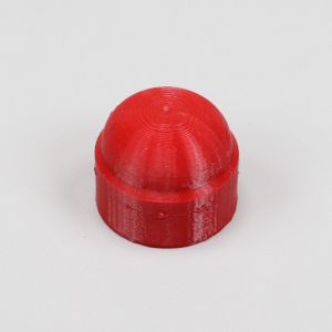 Cache écrou 22 mm d'axe de roue avant, arrière Derbi DRD, GPR, Aprilia RS4... rouge