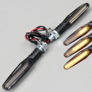 Clignotants &agrave; d&eacute;filement &agrave; leds Fifty ProLight noirs