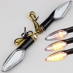 Clignotants &agrave; d&eacute;filement &agrave; leds Skazy noirs