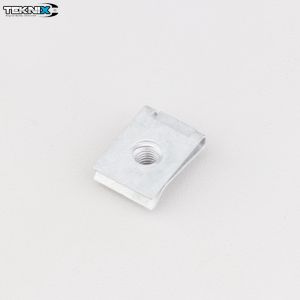Agrafe filetée 5 mm universelle Teknix grise (à l'unité)