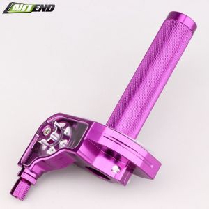 Poign&eacute;e de gaz universelle type tirage rapide alu NoEnd violette