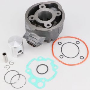 Cylindre piston fonte &Oslash;40.30 mm AM6 Minarelli Supertec noir type origine