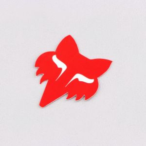 Sticker Fox Racing Head 3.8 cm rouge