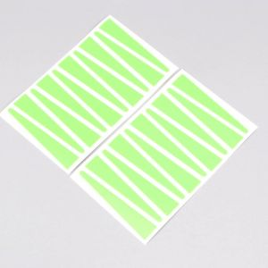 Stickers de b&acirc;tons de jantes Rigida, Leleu Peugeot 103 verts pomme