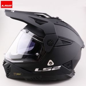 Casque enduro LS2 MX702 Pioneer II noir mat