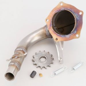 Coude de pot d'&eacute;chappement avec pignon et gicleur Rieju MRT 50 (depuis 2026) Euro 5+ Nolimit