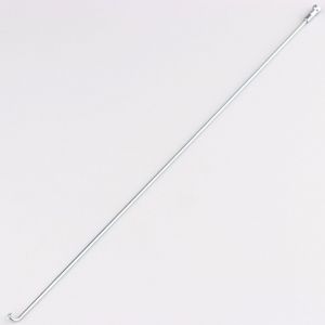 Rayon de roue v&eacute;lo 2x264 mm gris avec &eacute;crou